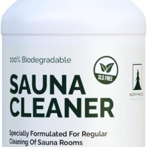 Sauna Cleaner - Natural Wood Cleaner & Deodorizer - Makes 10x More Solution - 1 Quart (32 Fl Oz)