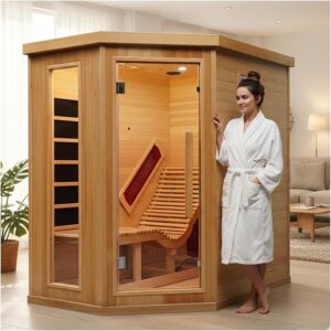 Infrared Sauna Room with Recliner, 1 or 2 Person Home Sauna